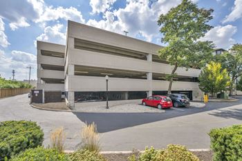 Two, four-story covered parking garages